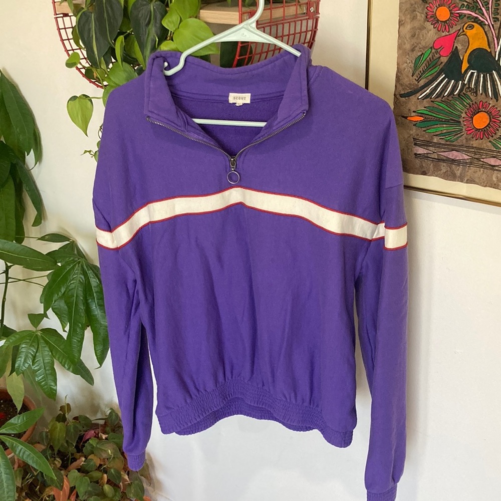 1/4 zip sweatshirt